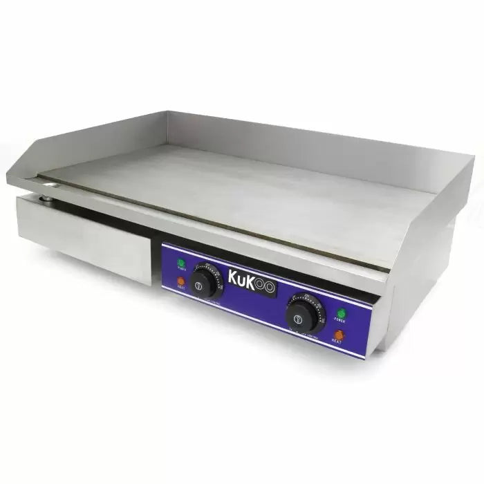 Plancha électrique en acier inoxydable de 70 cm