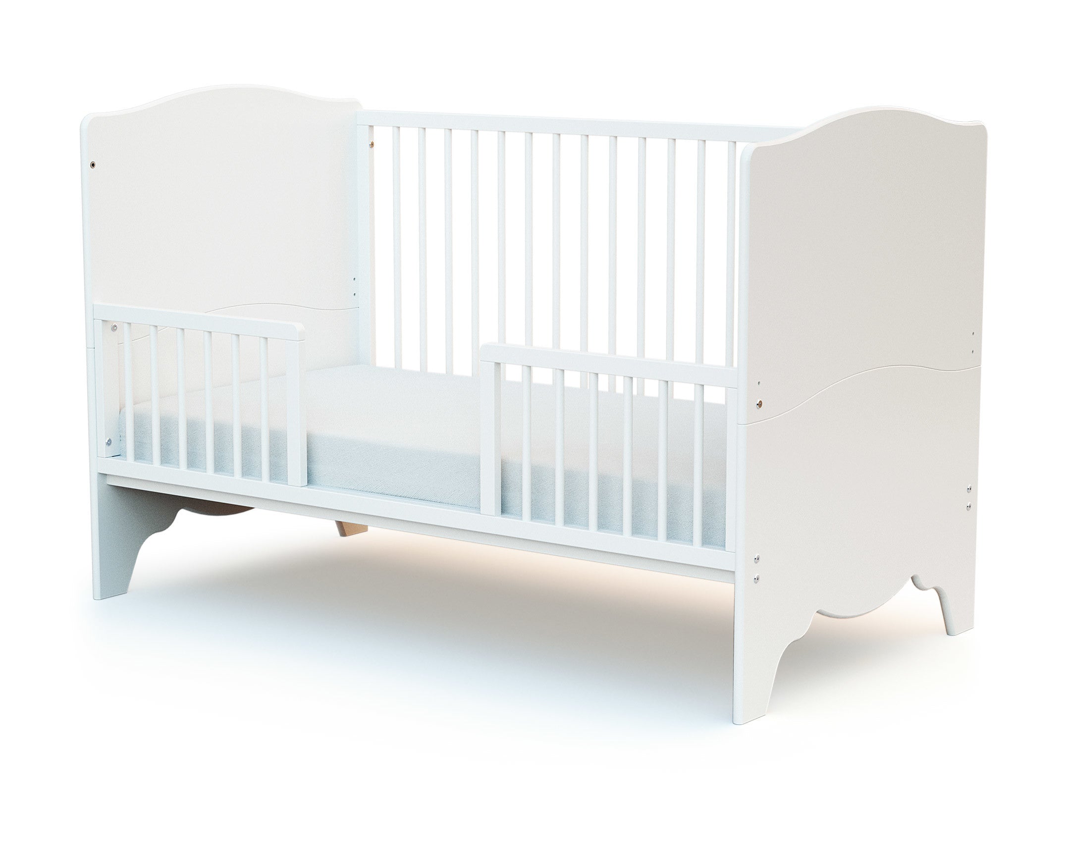 Barrière de lit bébé en bois SEREN Blanc 120 cm