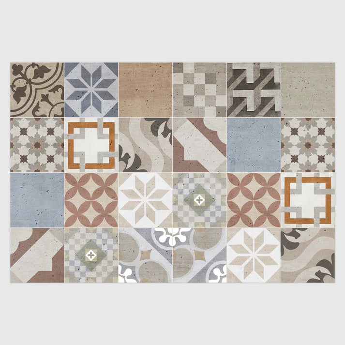Tapis vinyle - Carreaux vintage 3