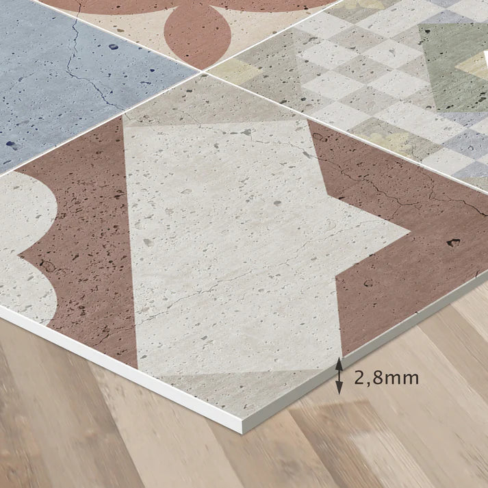 Tapis vinyle - Carreaux vintage 3
