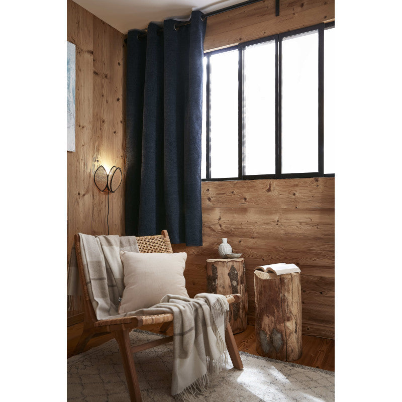 Rideau 140 x 180 cm Occultant + polaire BJORN Minuit