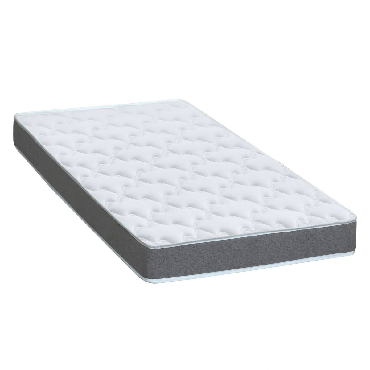 Ensemble literie électrique relaxation à plots + Matelas mousse HR35 2x90 x 200