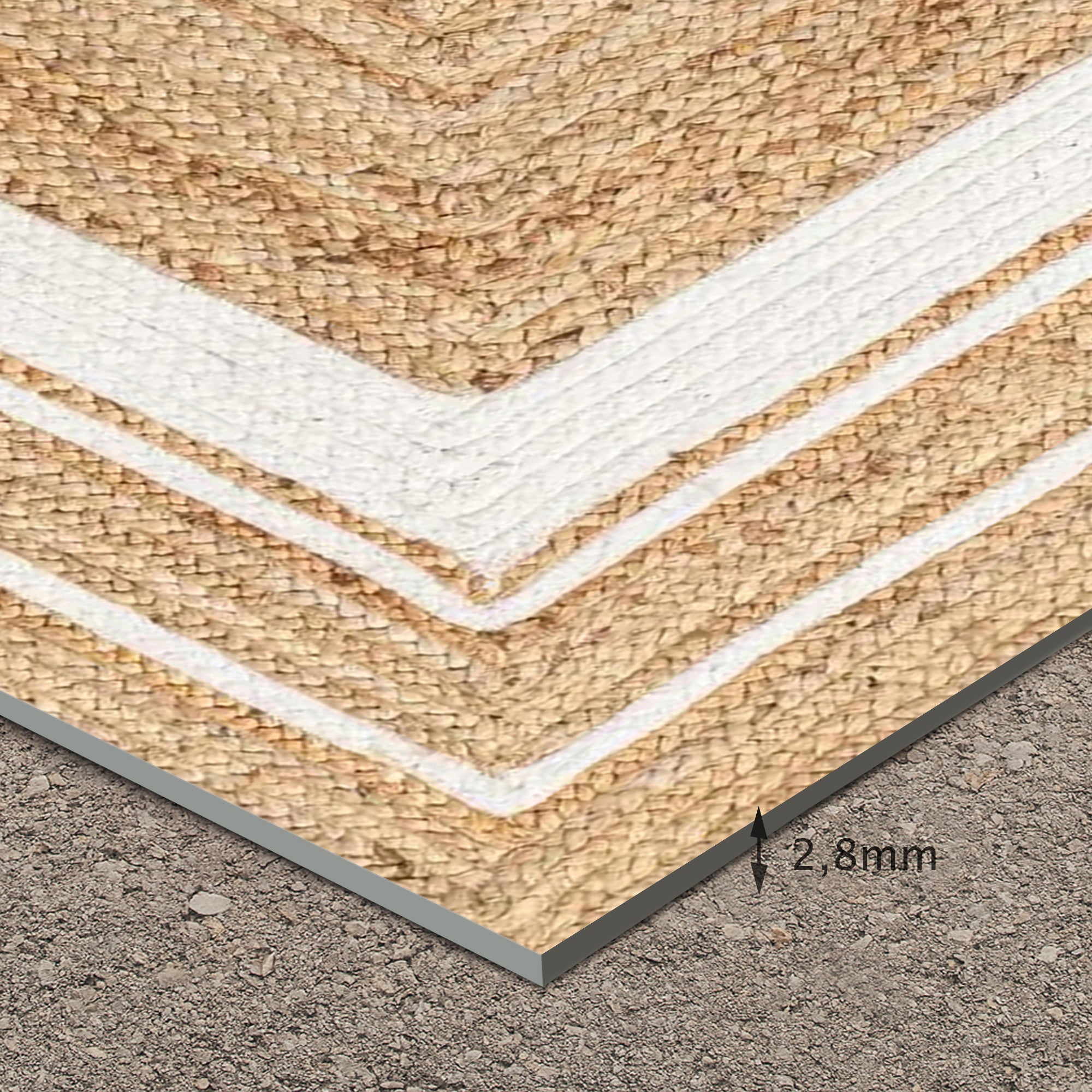 Tapis adhésif en vinyle pour intérieur / extérieur – Carthago