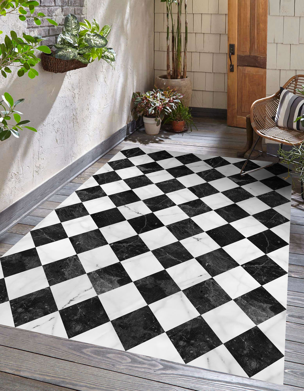 Tapis en vinyle pour intérieur / extérieur – Gadir
