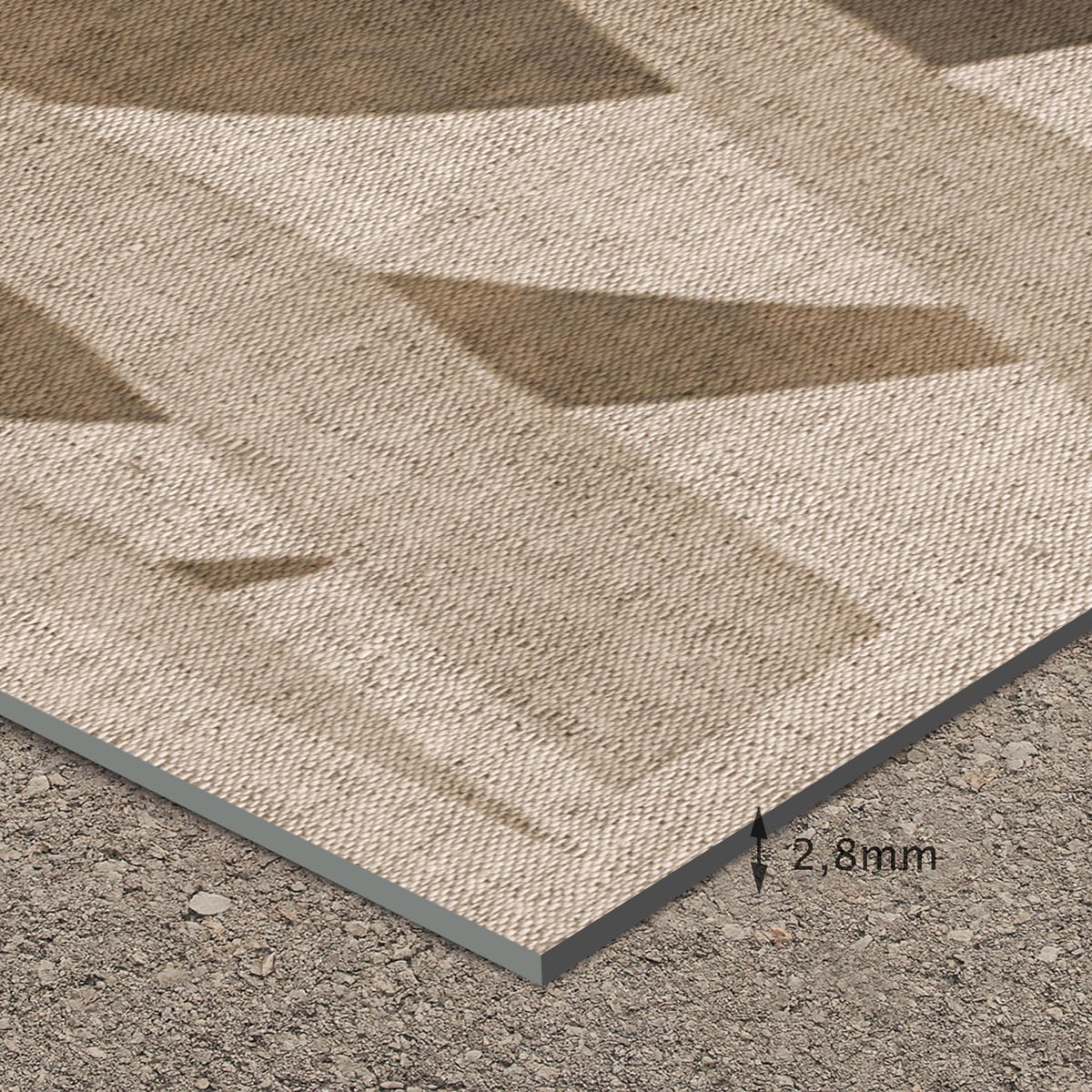 Tapis en vinyle pour intérieur / extérieur – Nature palmiers sepia