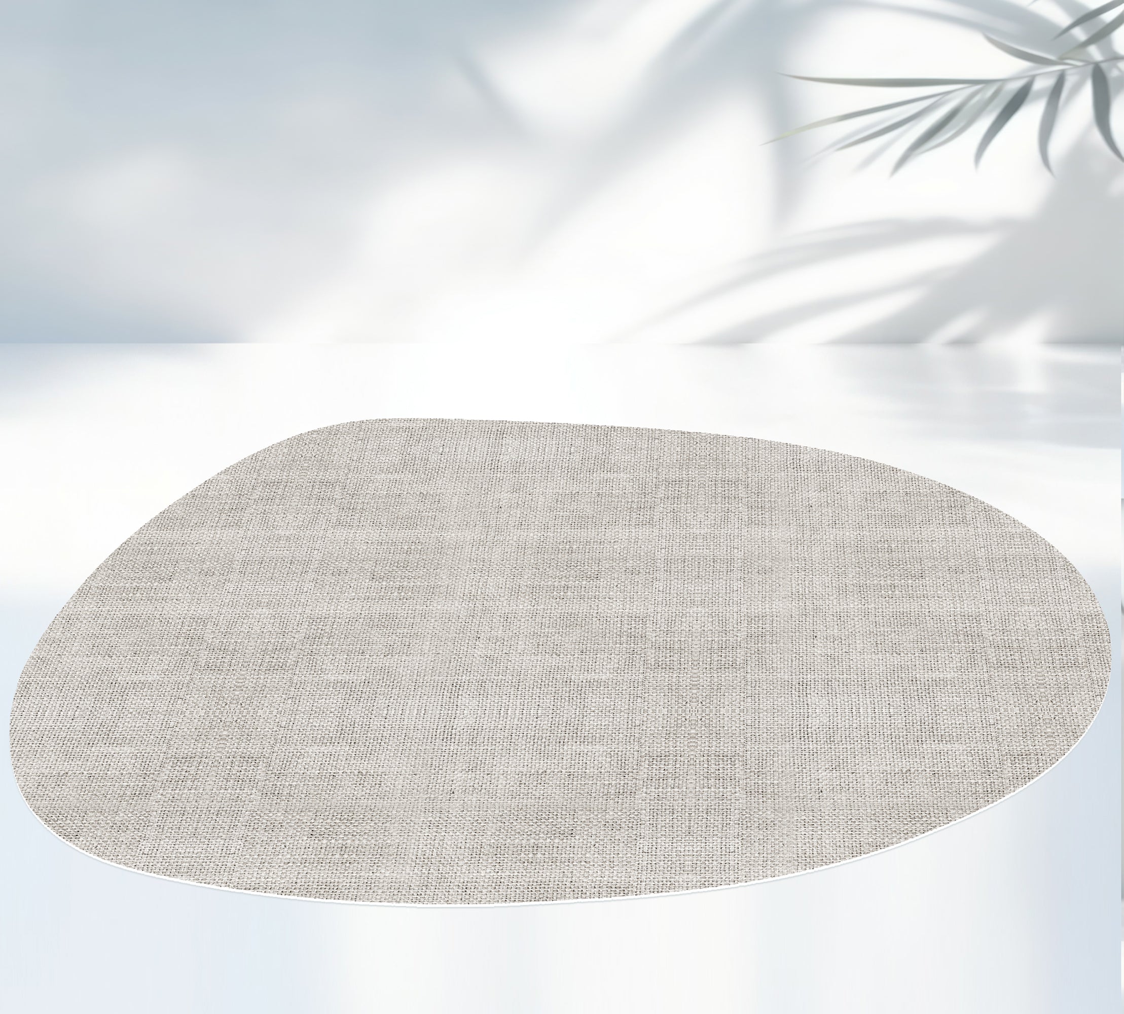 Tapis en vinyle pour intérieur / extérieur - Formes texture raphia