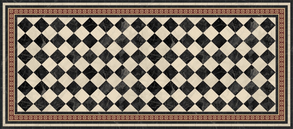 Tapis en vinyle pour intérieur / extérieur - Formes fibres naturelles