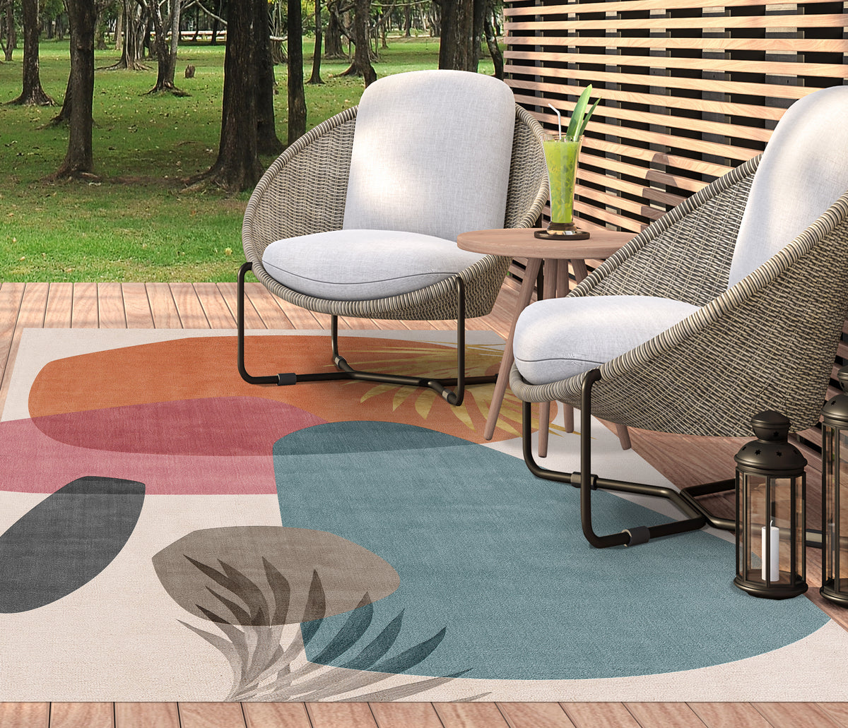 Tapis en vinyle pour intérieur / extérieur - Pal