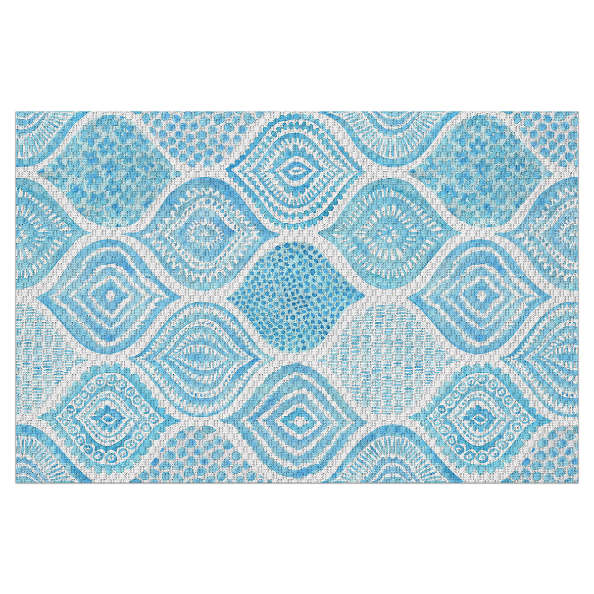 Tapis en vinyle pour intérieur / extérieur - Aqua