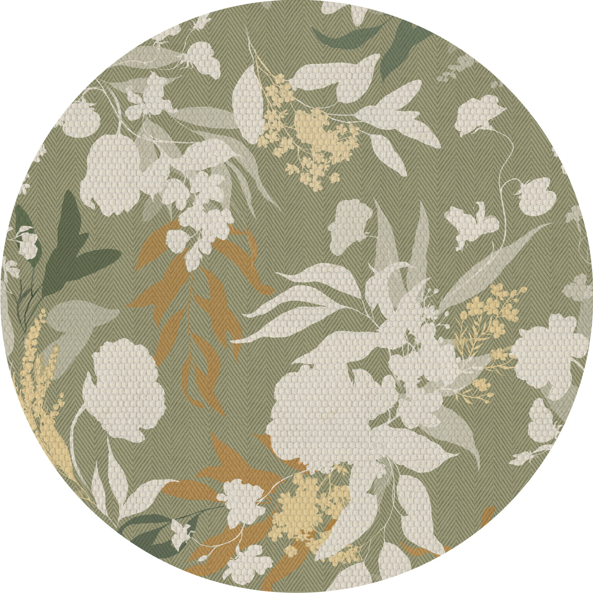 Tapis en vinyle pour intérieur / extérieur - Jardín vert