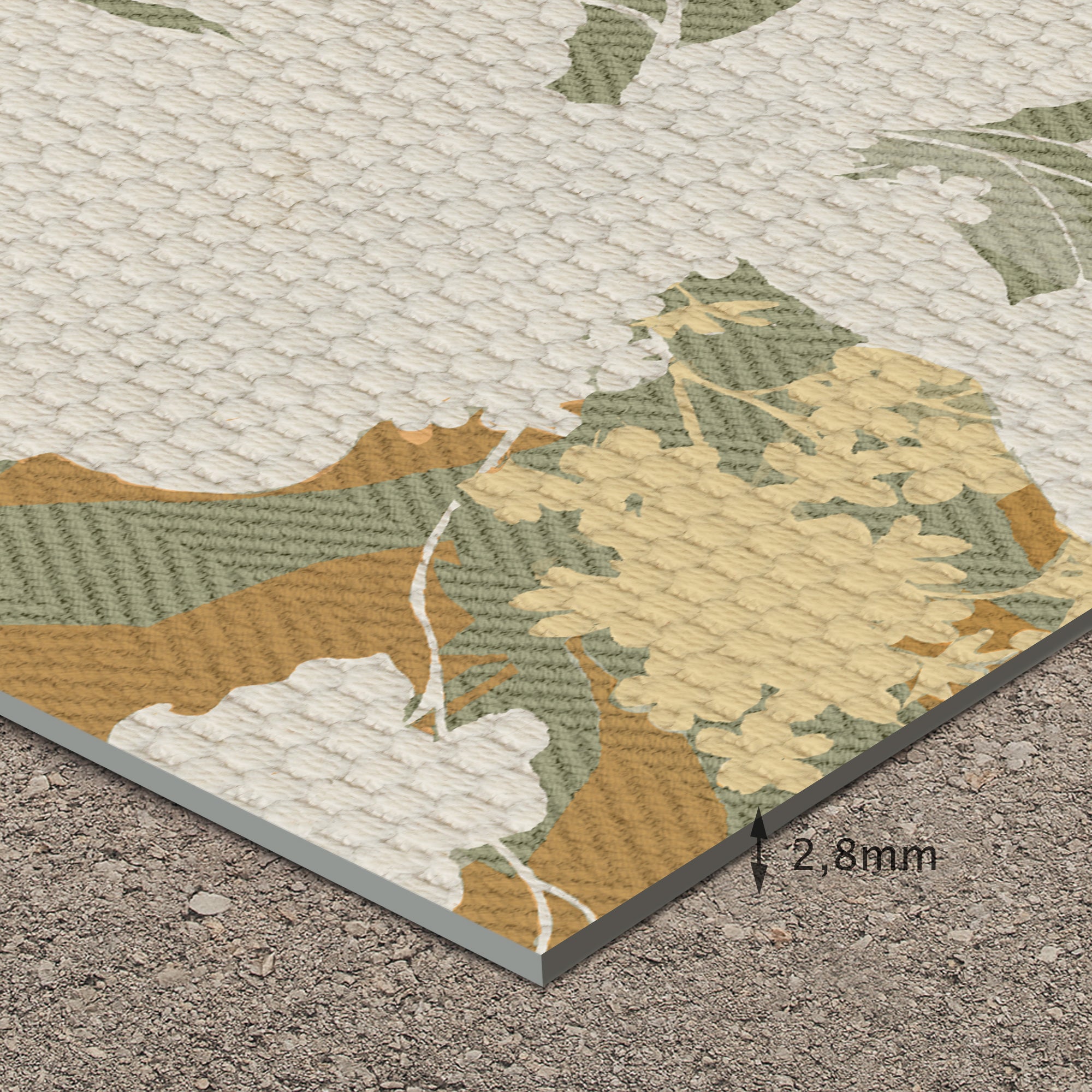 Tapis en vinyle pour intérieur / extérieur - Jardín vert