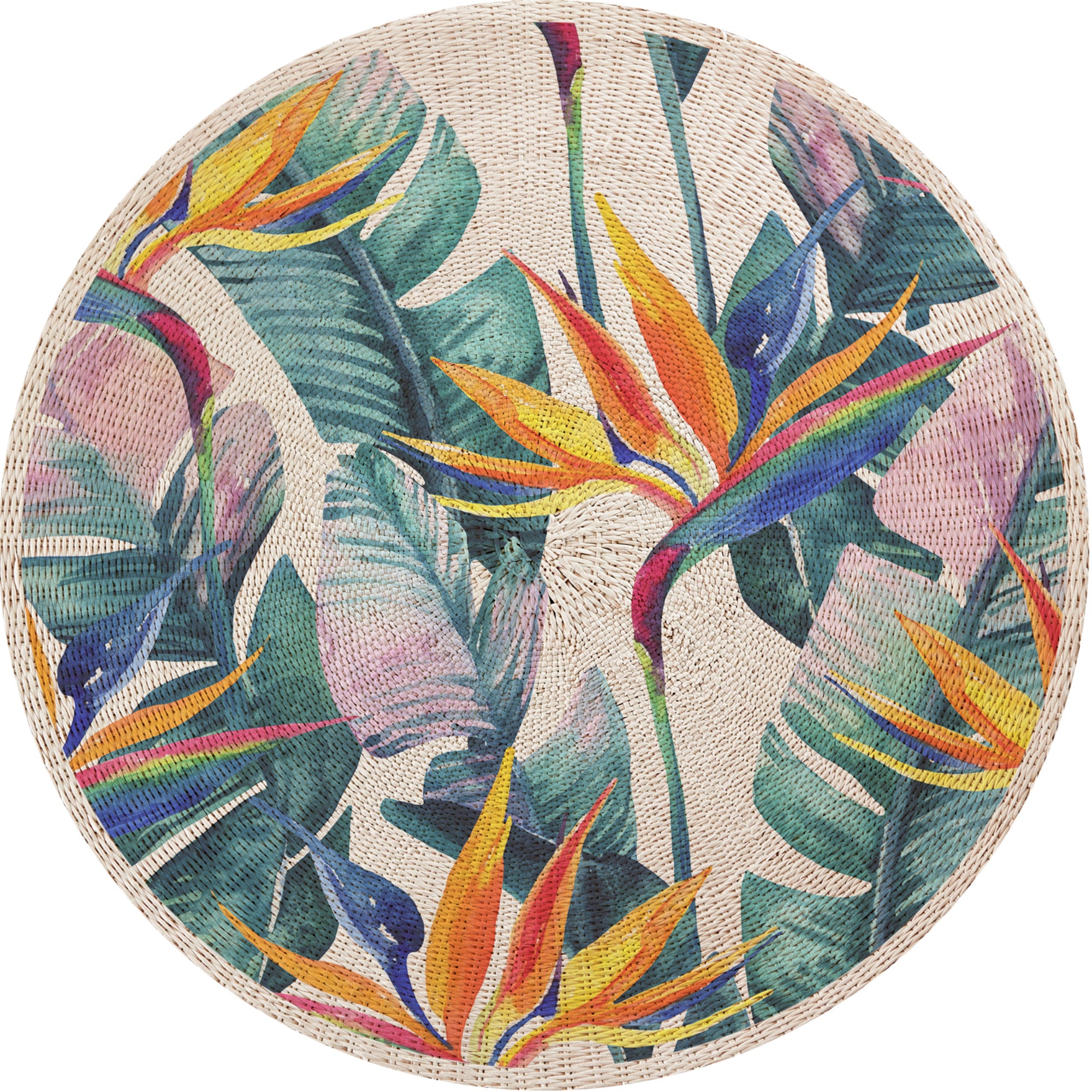 Tapis en vinyle pour intérieur / extérieur - Oiseaux de paradis