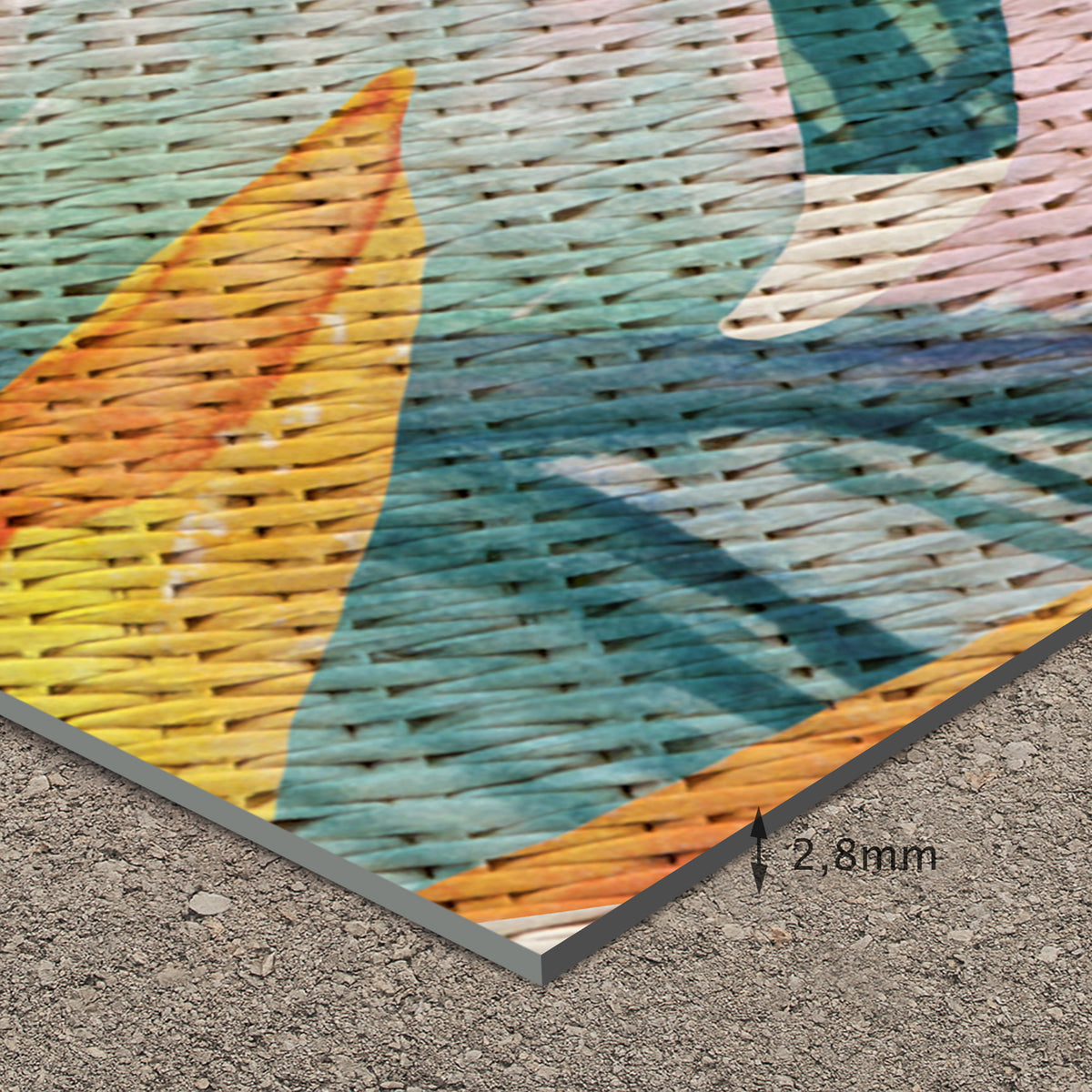 Tapis en vinyle pour intérieur / extérieur - Oiseaux de paradis