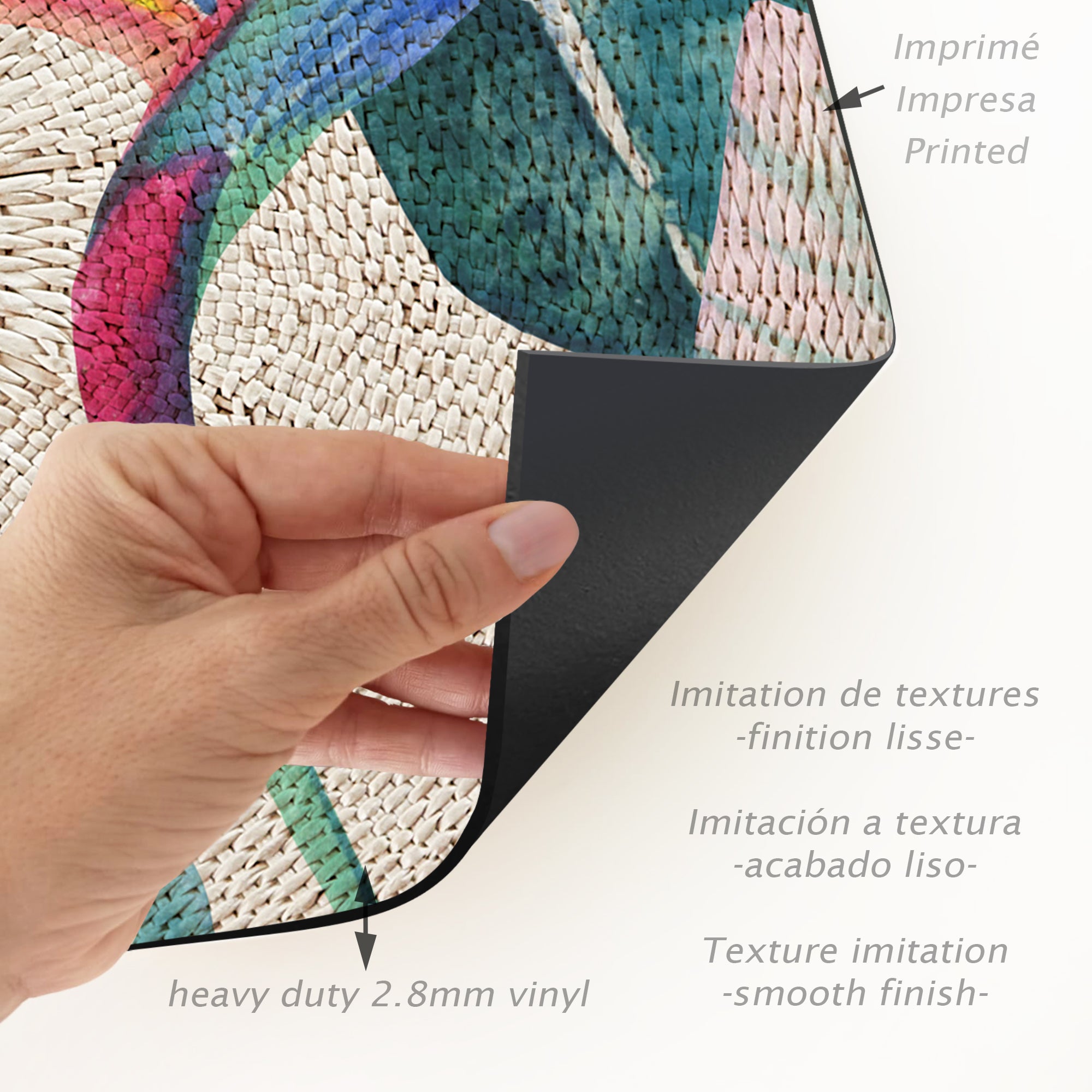 Tapis en vinyle pour intérieur / extérieur - Oiseaux de paradis