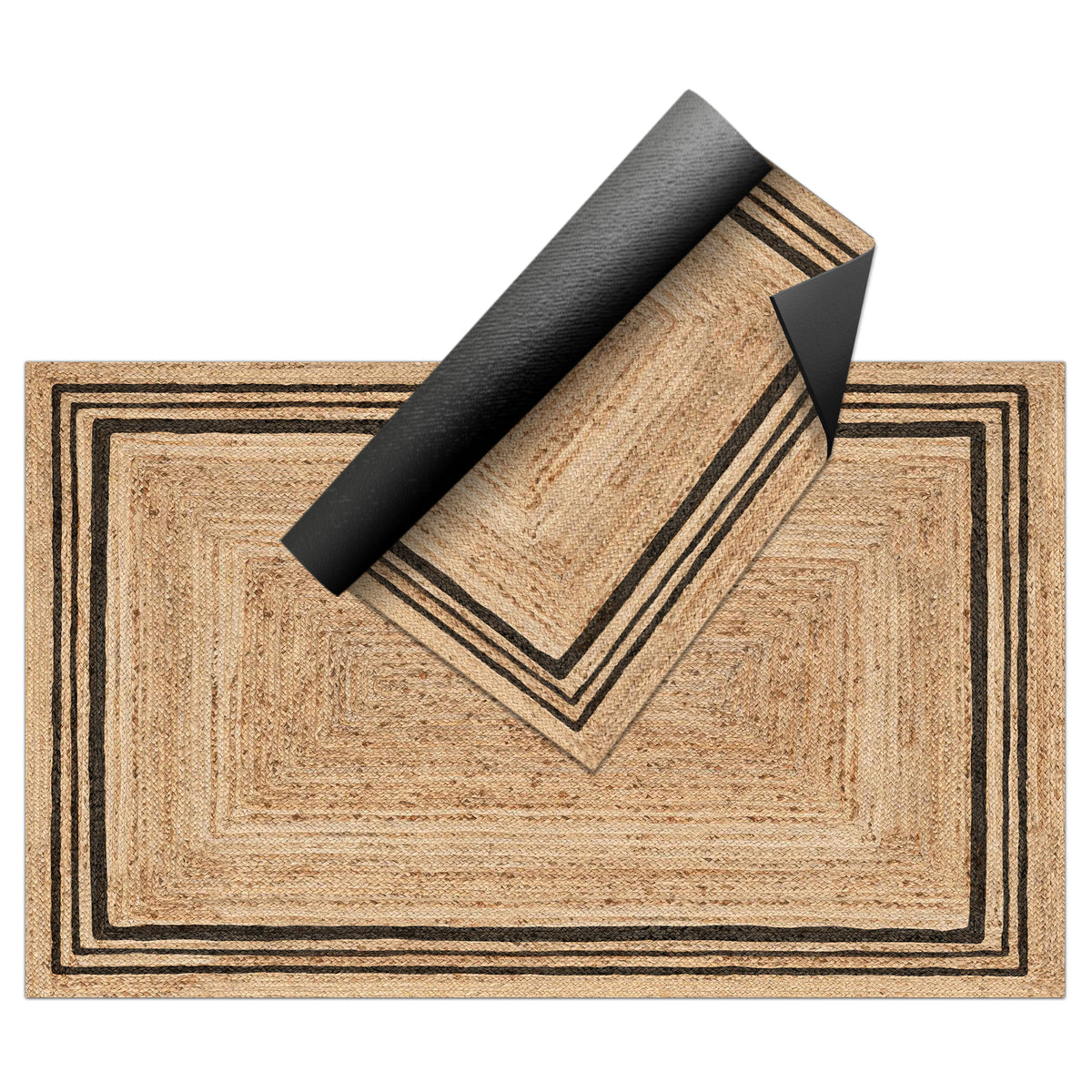 Tapis en vinyle pour intérieur / extérieur - Carthagène noir