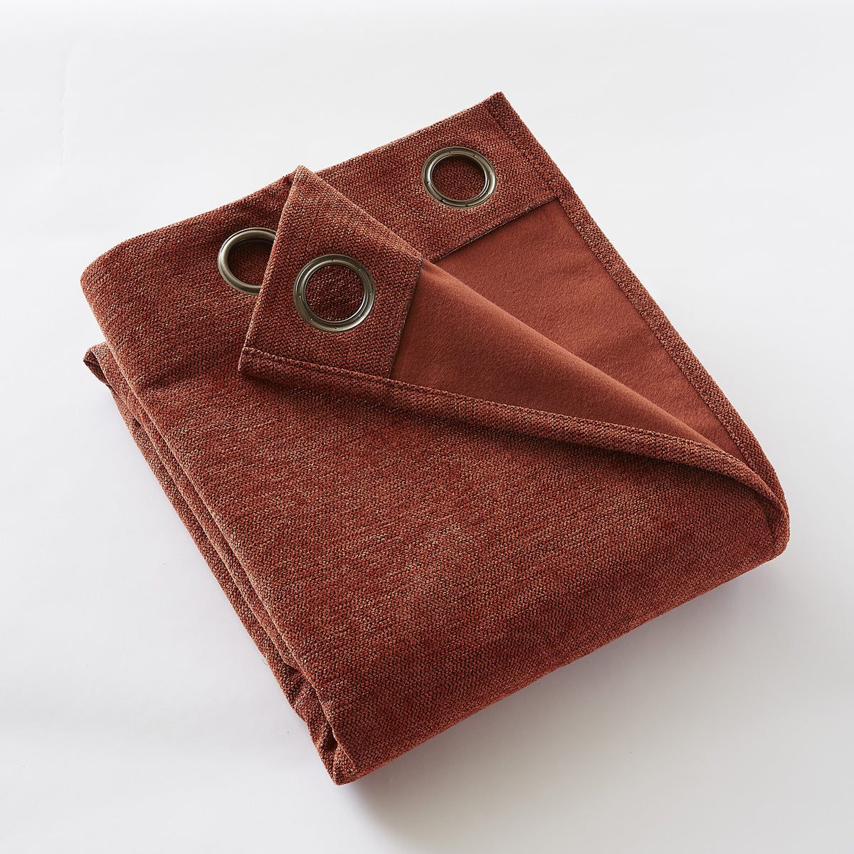 Rideau 140 x 240 cm Occultant + polaire BJORN Terracotta