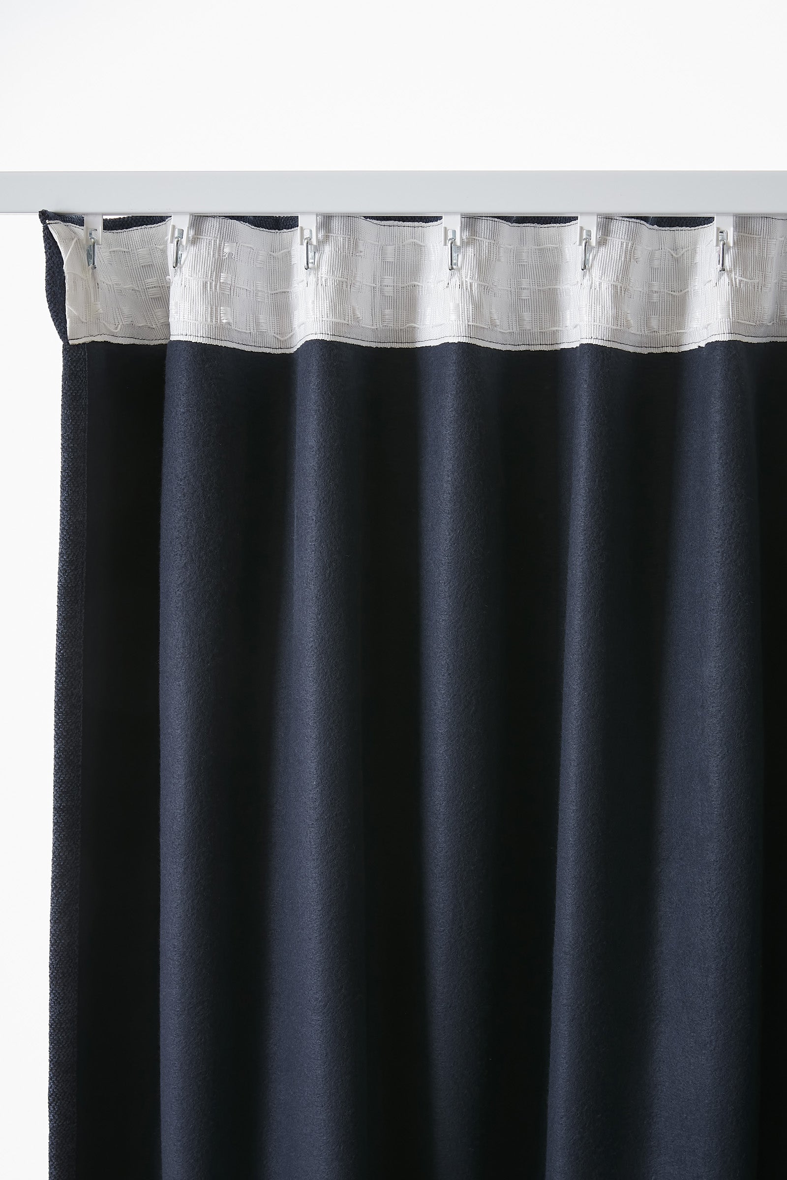 Rideau galon fronceur 140 x 260 cm Occultant + polaire BJORN Minuit