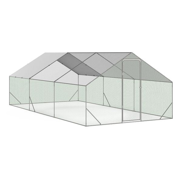 Enclos grillagé pour poules 18m² - 3x6m