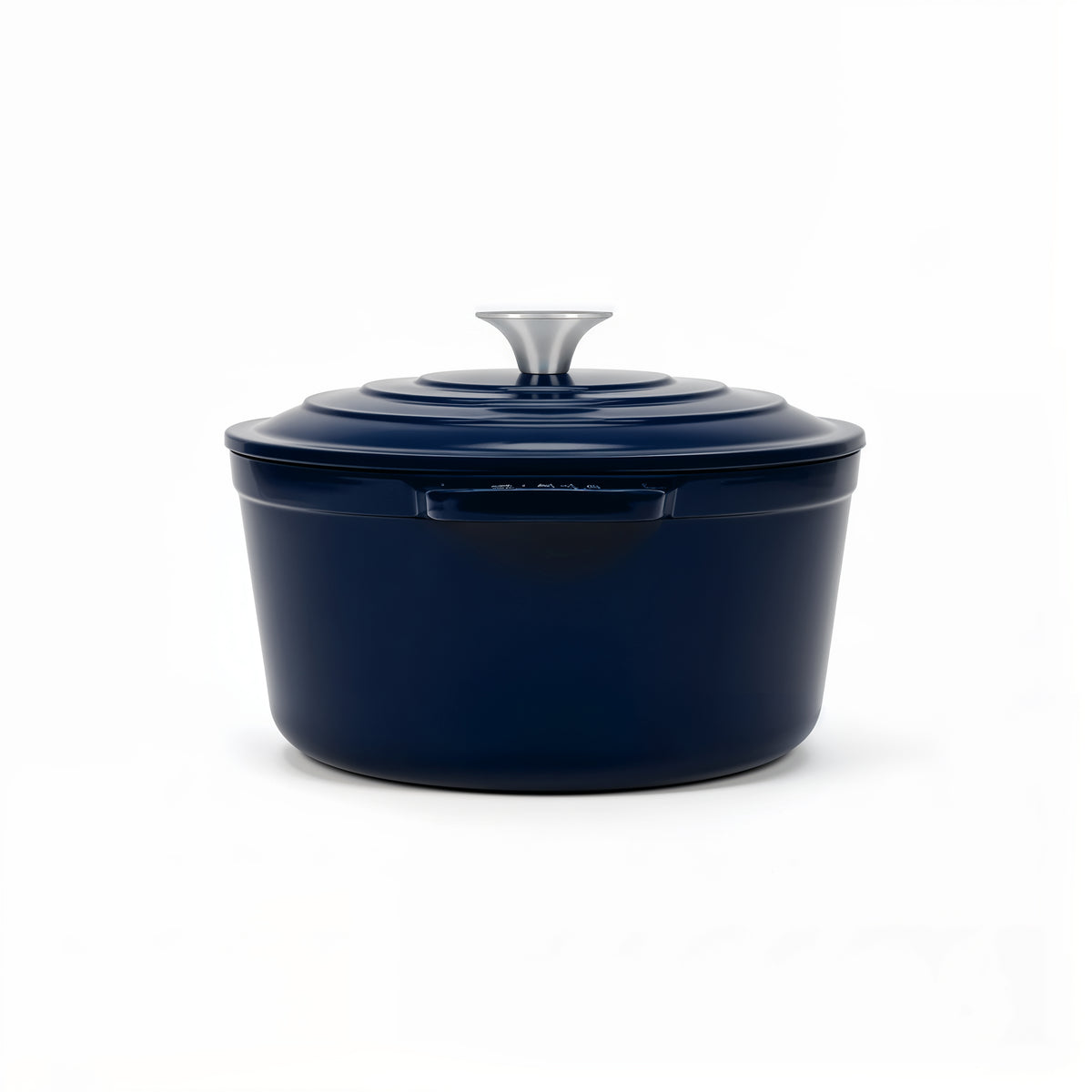 Cocotte ovale en fonte 36cm bleue