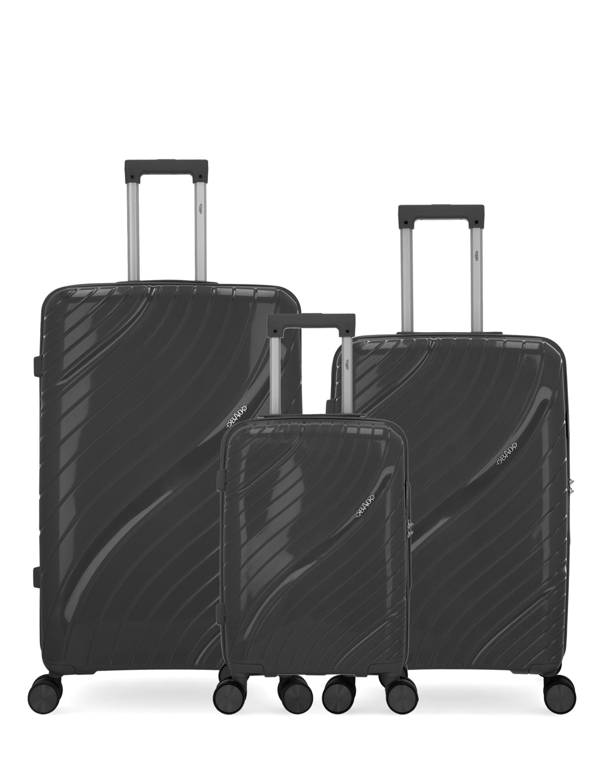 Lot de 3 - Grande valise, week-end et petite valise cabine Lyra
