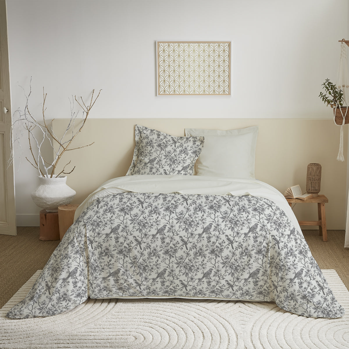 Parure de couette réversible pour lit 240 x 220 cm 13 modèles au choix