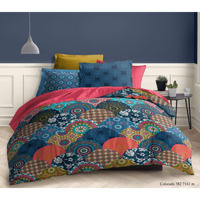 Parure de couette 3 Pièces réversible 260 x 240 cm 18 modèles au choix