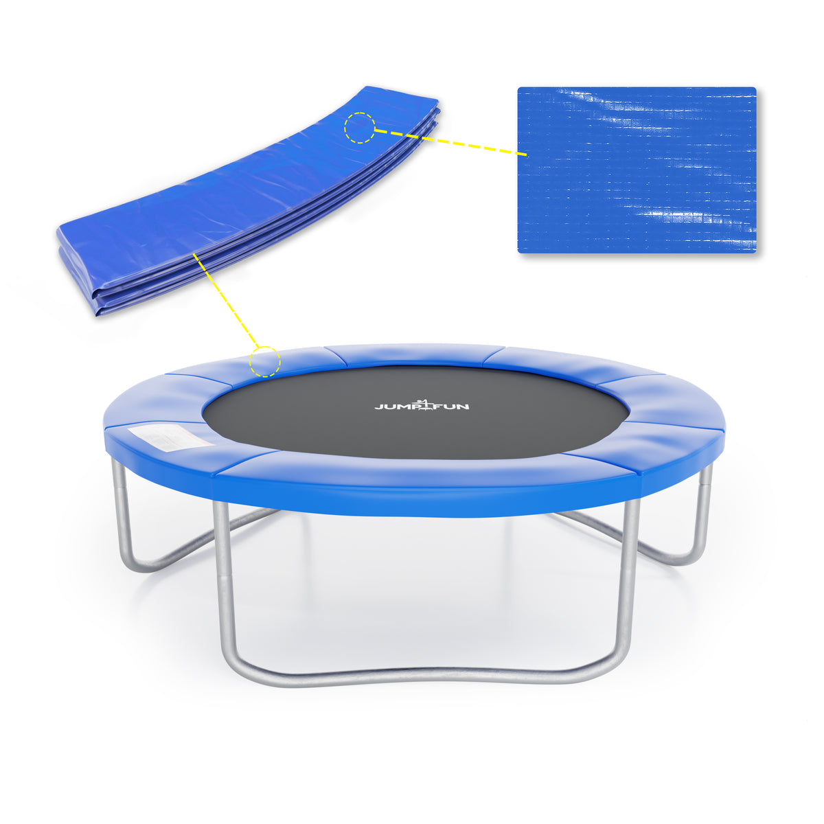 Coussin de rembourrage en PE pour Trampoline 5FT - 150cm - Bleu