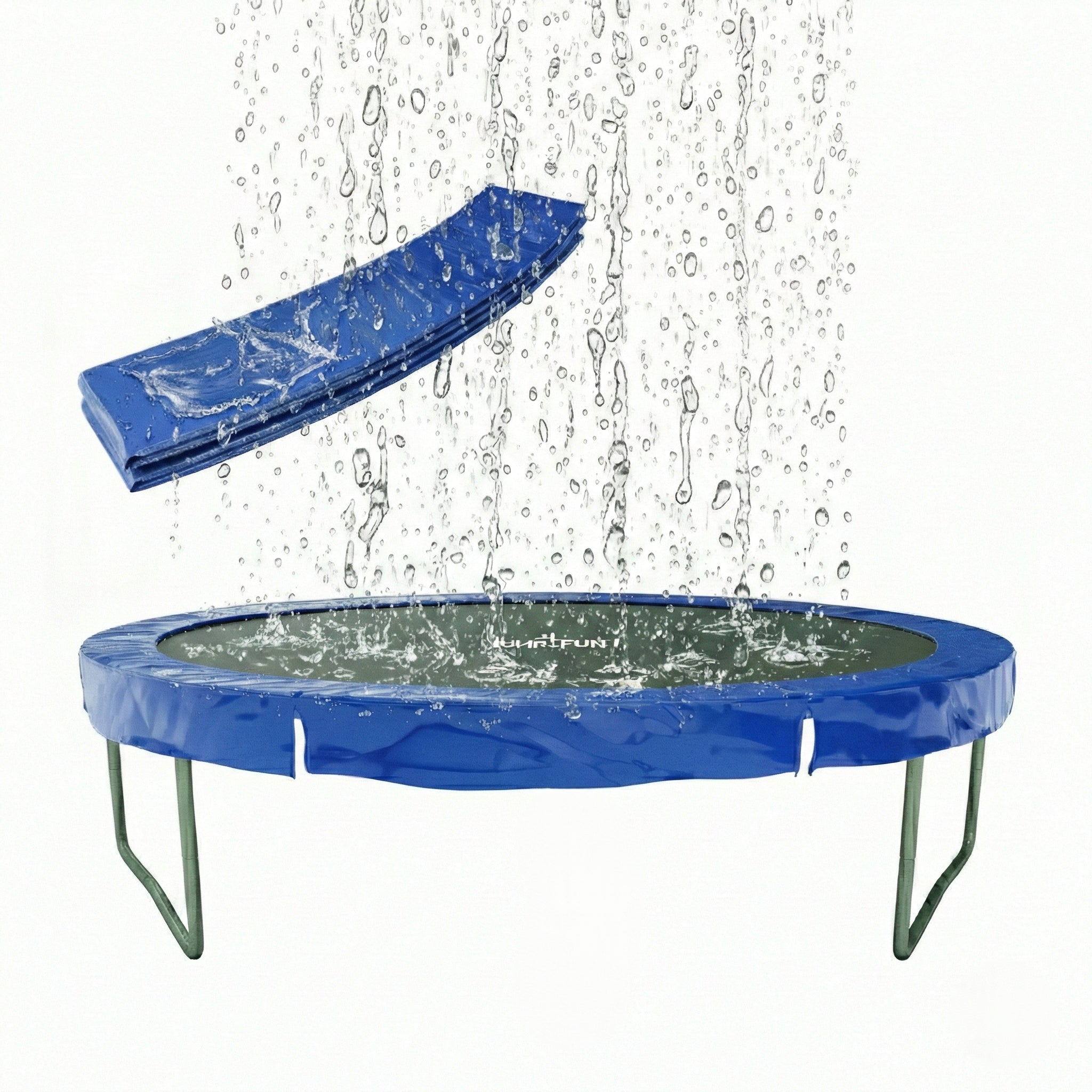 Coussin en Polyethylene pour Trampoline 8FT - 244cm - Bleu