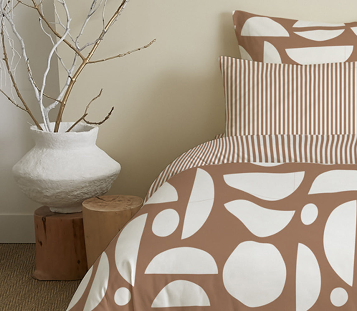 Pack 6 pièces Housse de couette Imprimé 220 x 240 cm - Drap housse 140 x 190 cm - 100% Coton 57 Fils