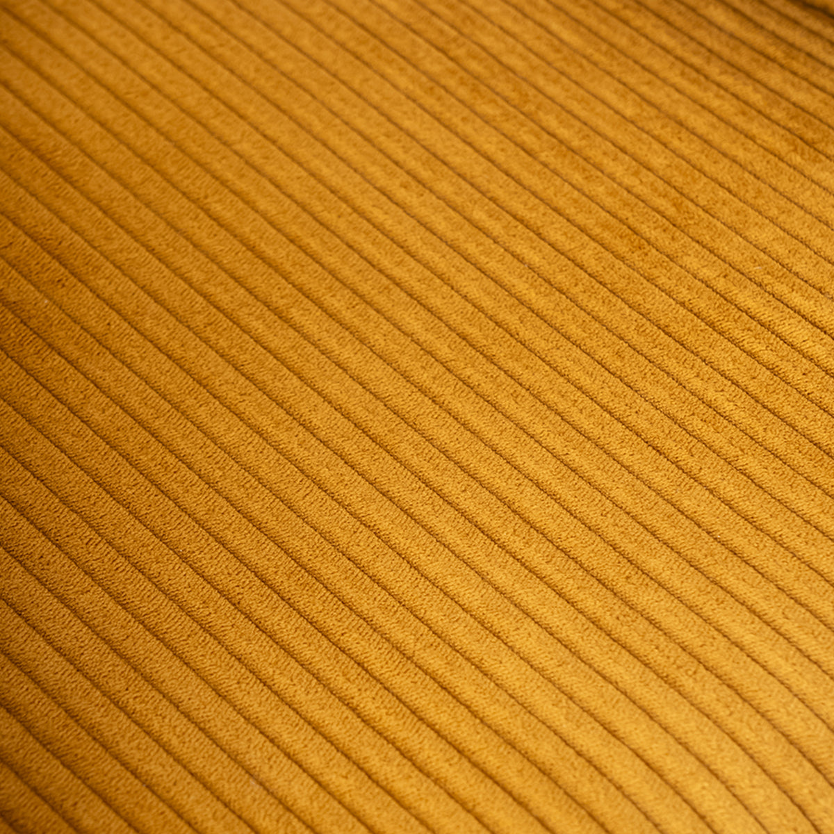 Cromwell - Ensemble de 2 fauteuils de salle à manger scandinaves avec accoudoirs en velours côtelé jaune