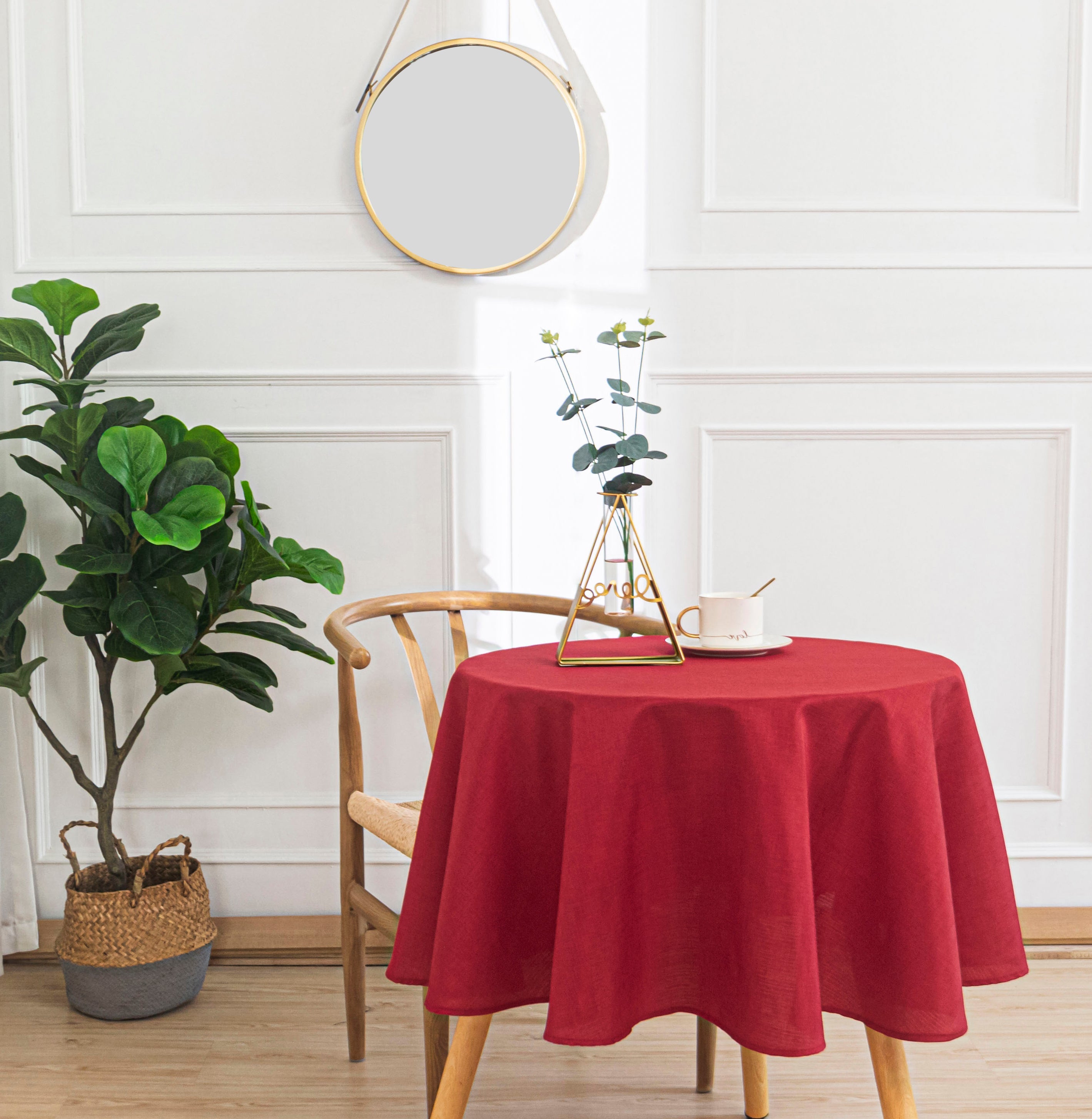 Nappe anti tache ronde 160 cm ( plusieurs couleurs)