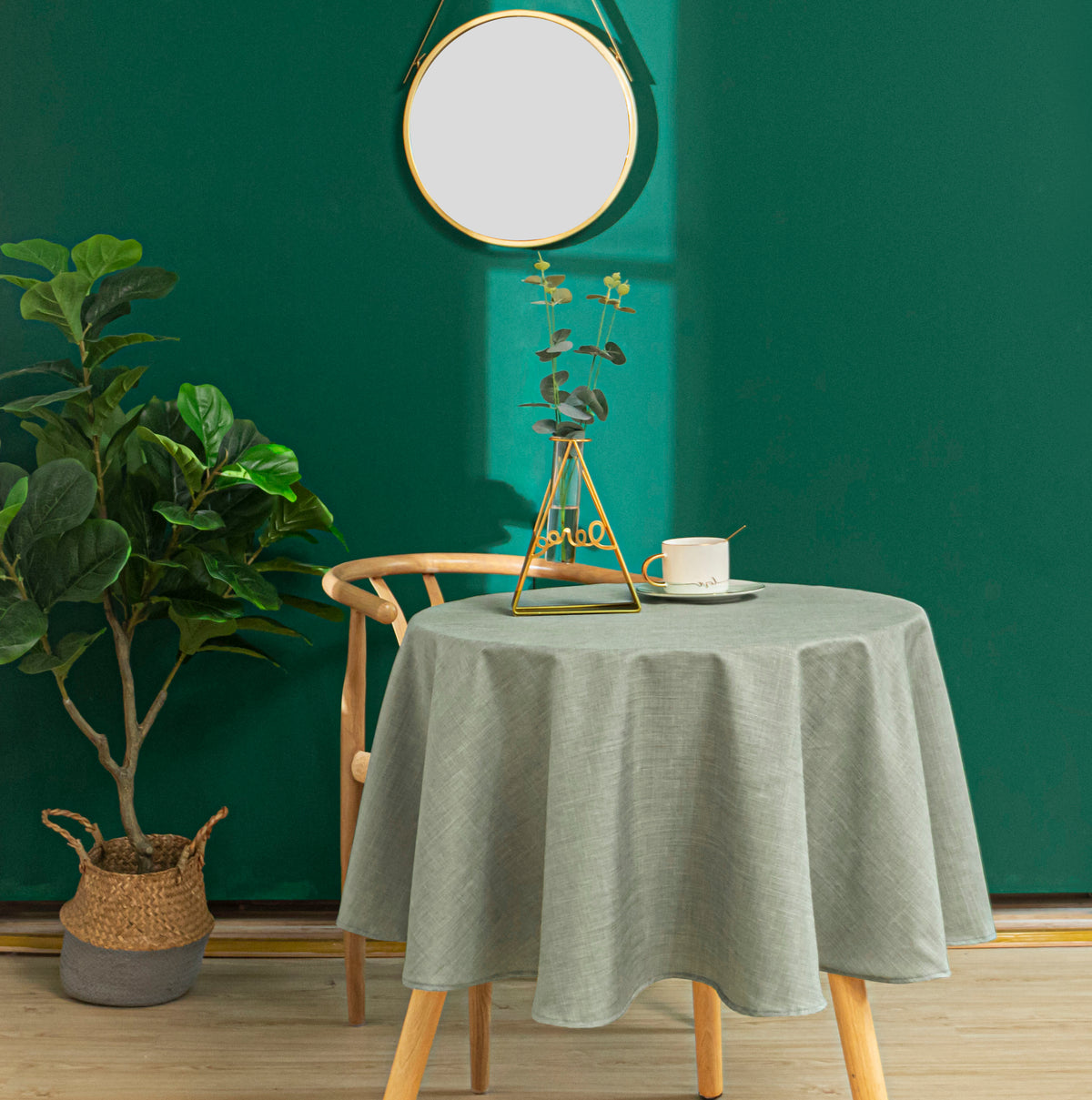 Nappe anti tache ronde 160 cm ( plusieurs couleurs)