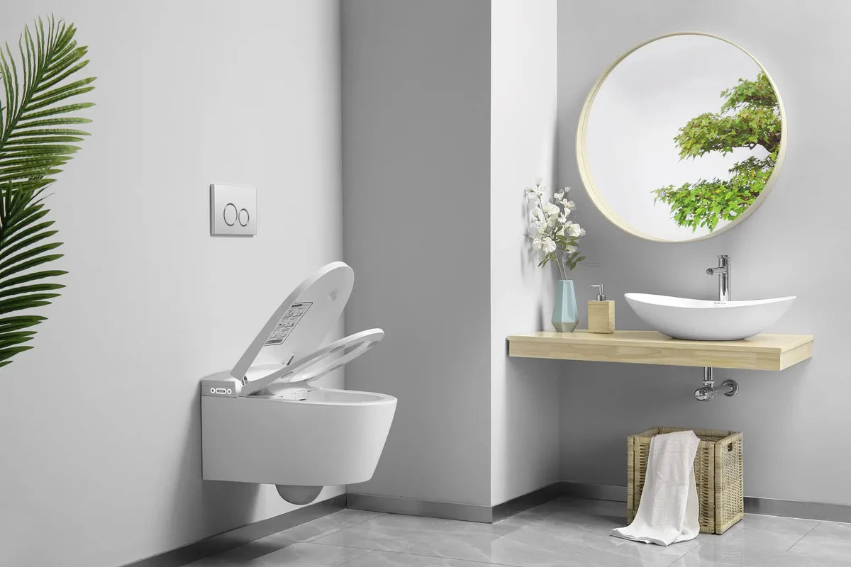 WC suspendu japonais