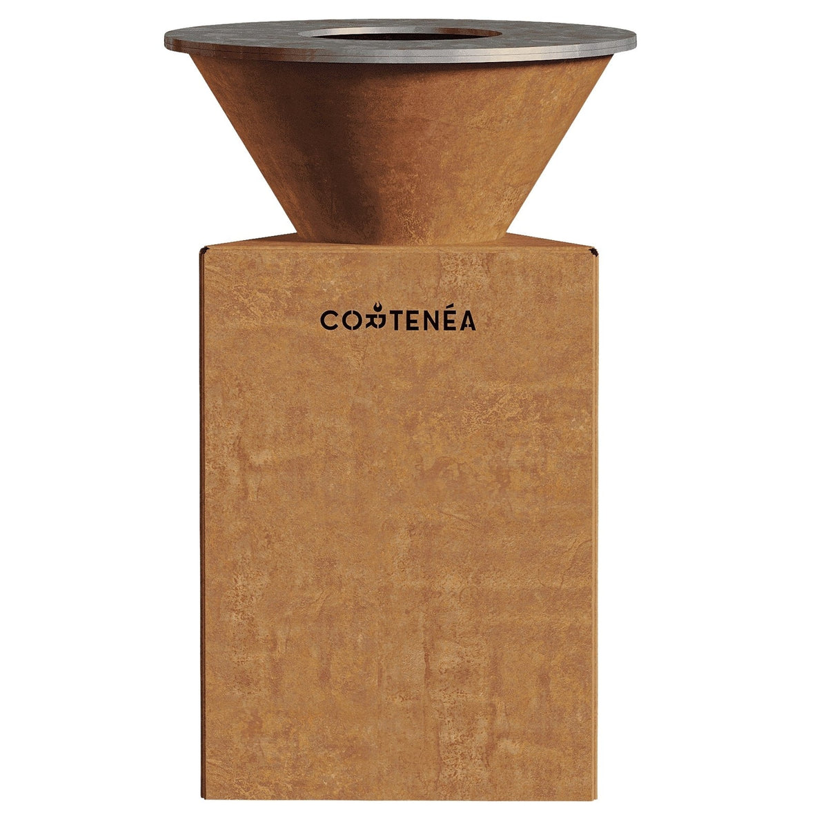 Brasero plancha en acier Corten - Tradition 60 cm