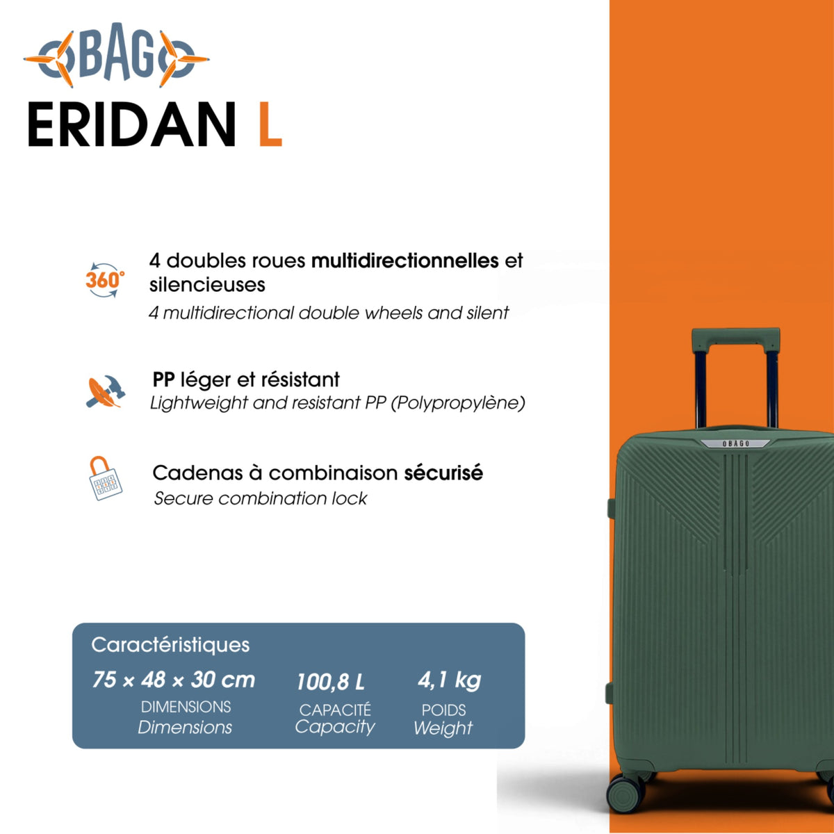 Grande valise Eridan