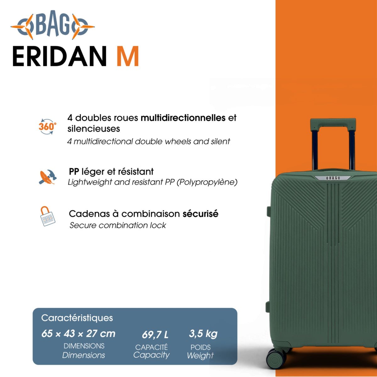 Valise week-end Eridan
