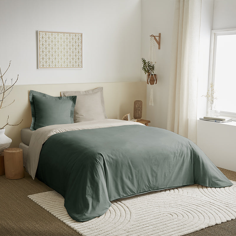 Pack Complet Housse de couette Imprimé 240 x 220 cm - Drap housse 140 x 190 cm 9 modèles au choix