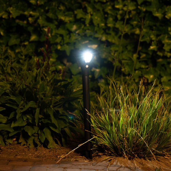 Lot de 2 lampes solaires Spike - Éclairage d'allée de jardin