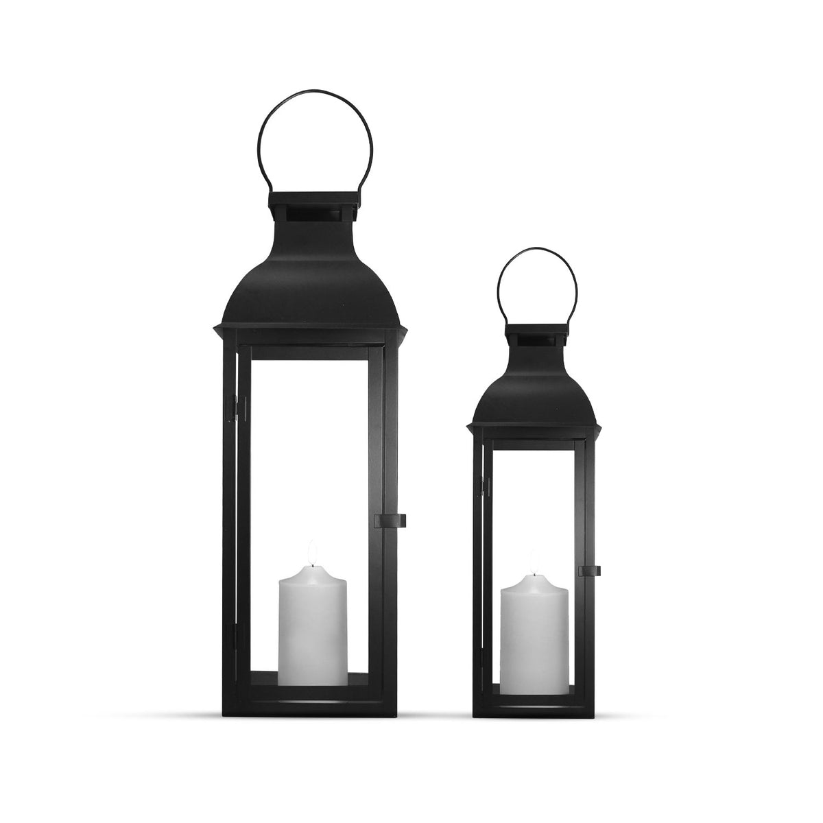 Lot de 2 lanternes Photophores bougie LED