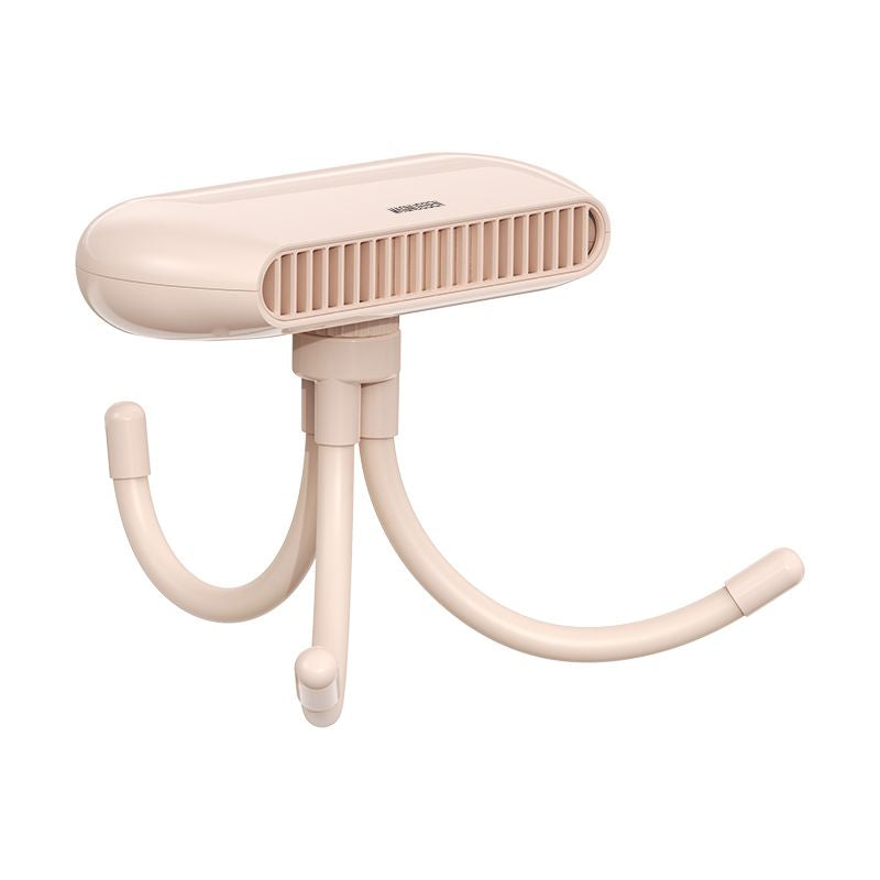 Ventilateur portable compact rose