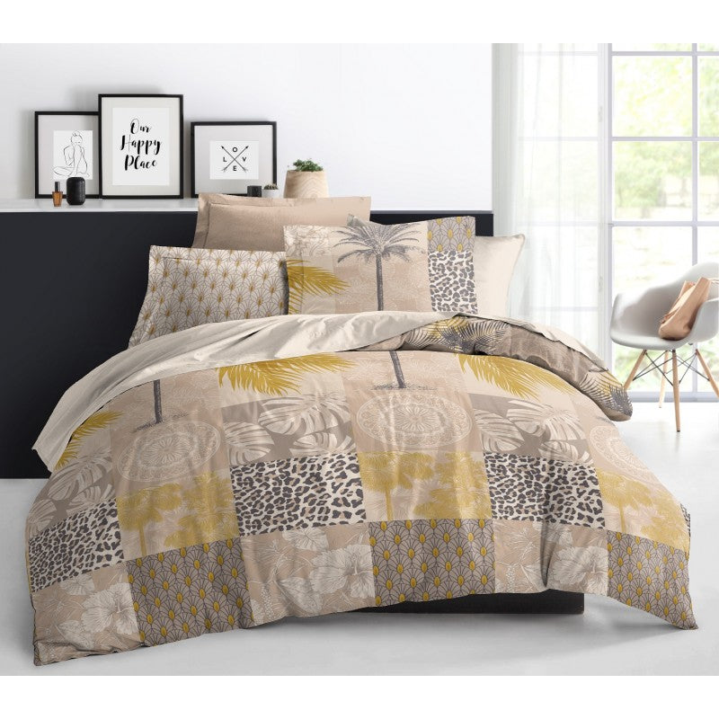 Parure de couette 3 Pièces réversible 260 x 240 cm 18 modèles au choix