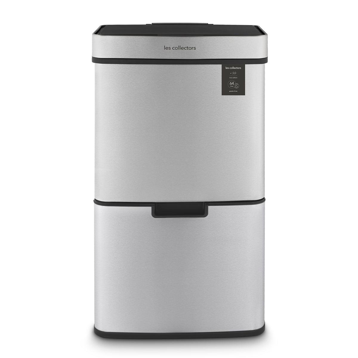 Poubelle de tri 42+11+11L