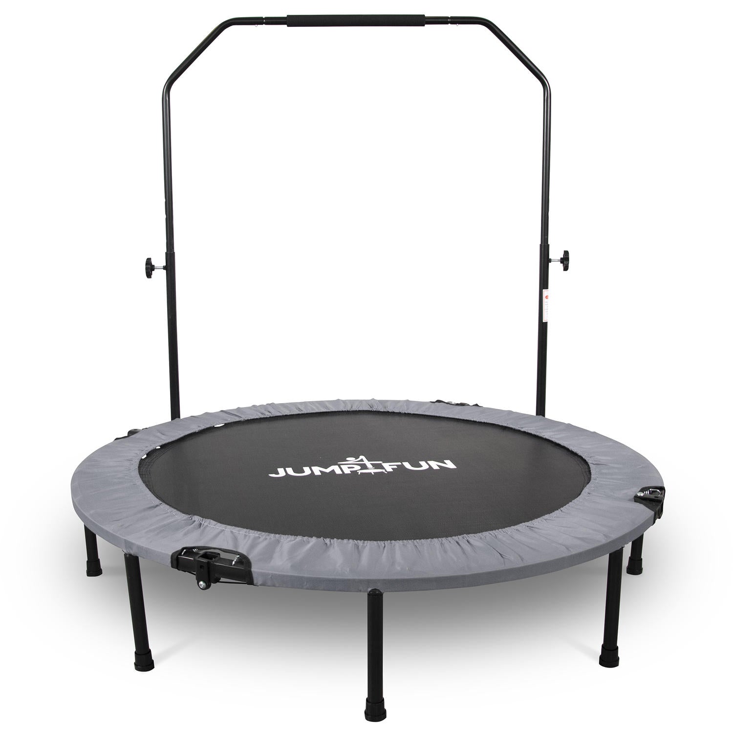 Mini Trampoline Fitness Jump4fun Pliable Door-Bar - 122cm Gris