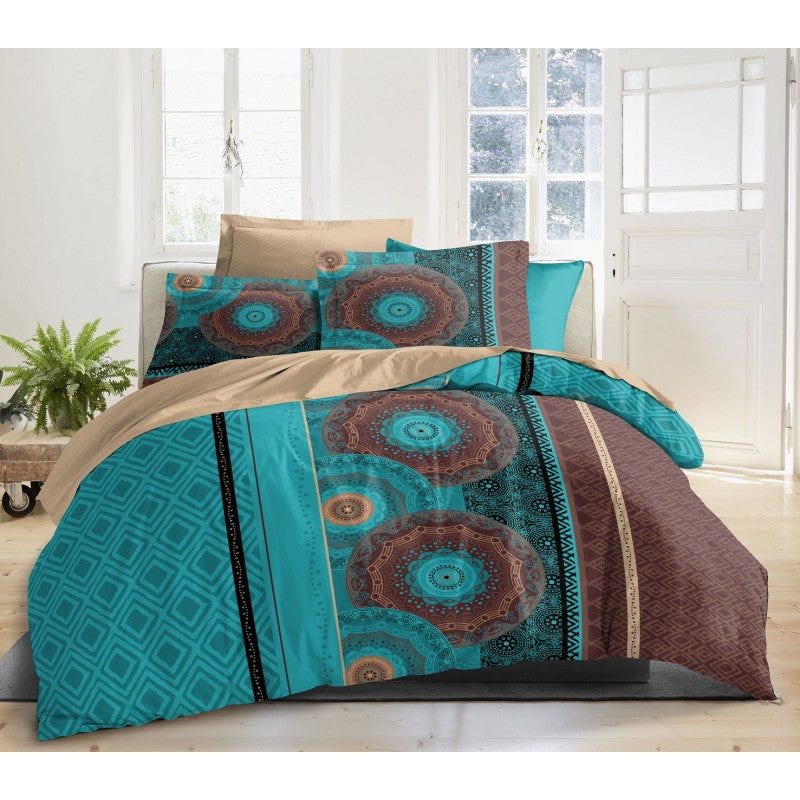 Parure de couette 3 Pièces réversible 260 x 240 cm 18 modèles au choix
