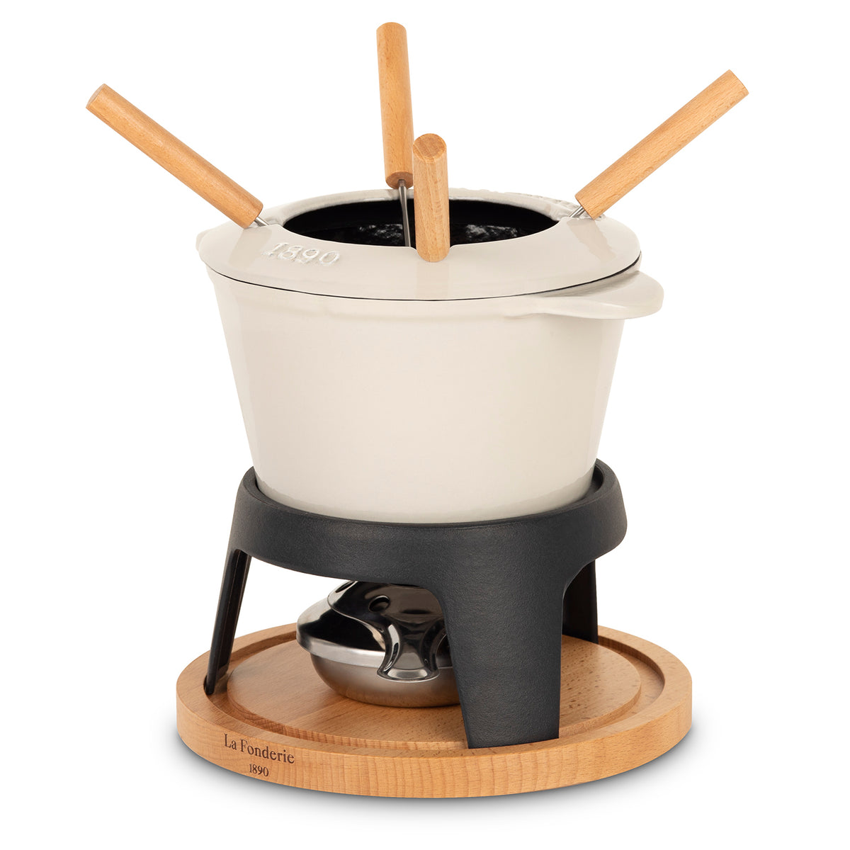 MONT JOLY Service à fondue en fonte 4 personnes