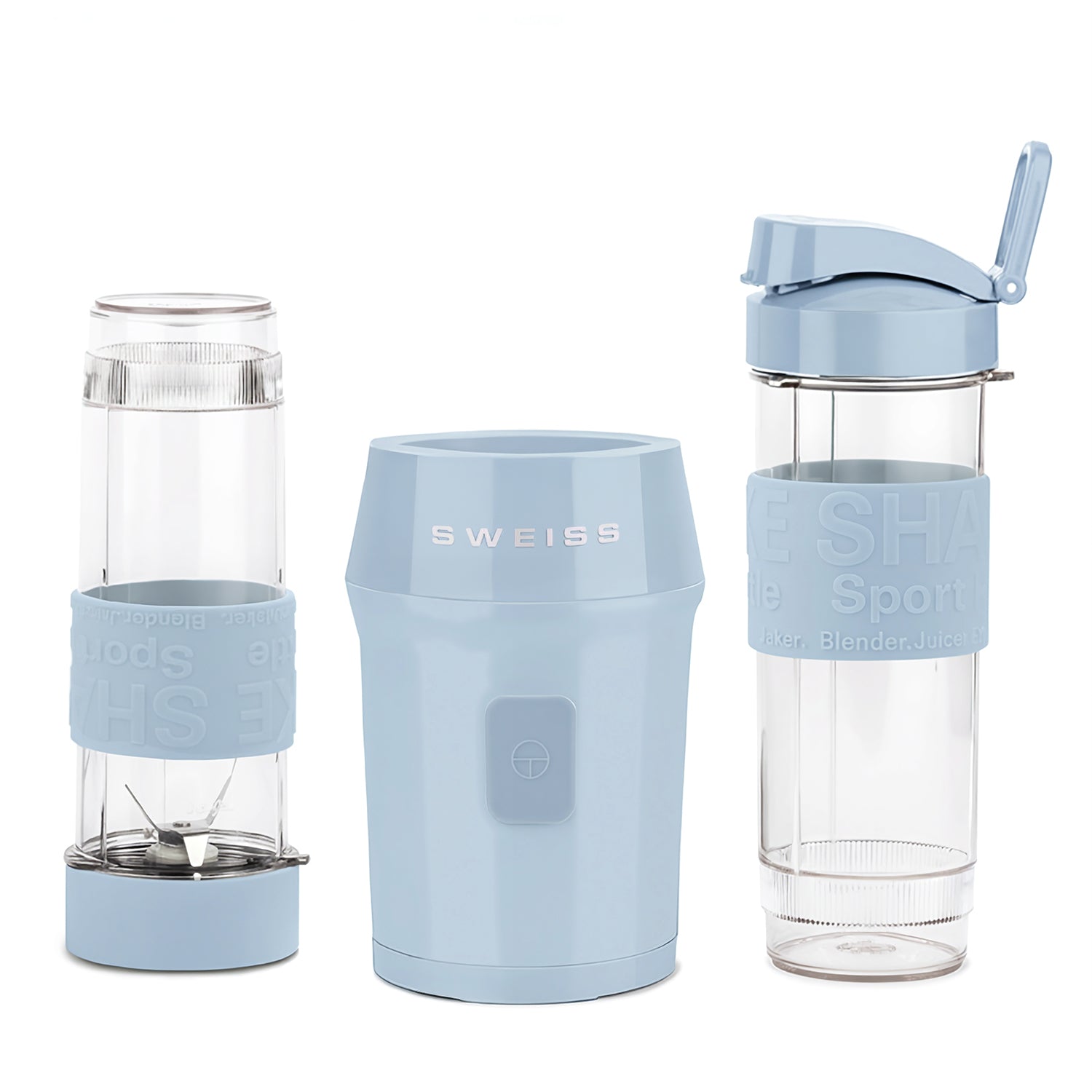 Mini blender bleu