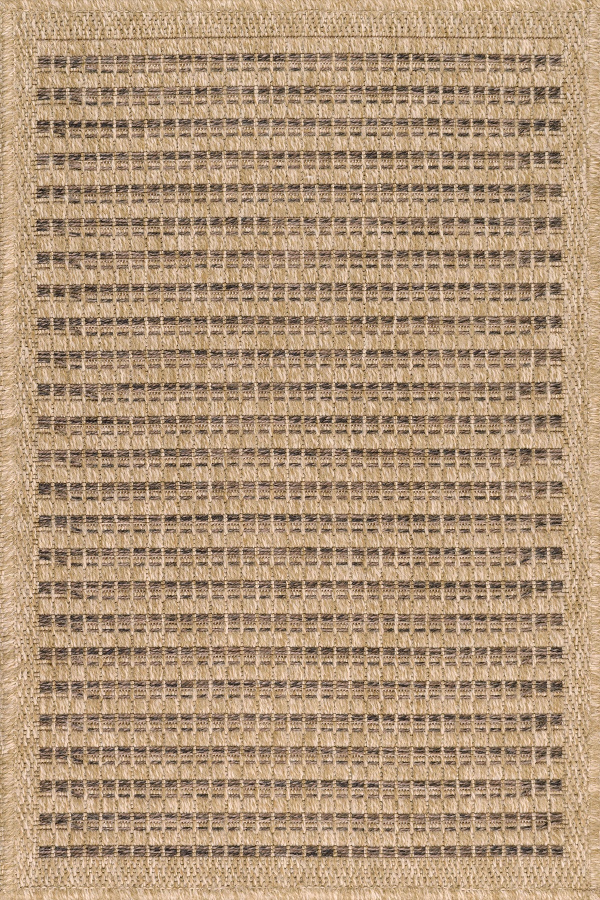 Tapis effet jute naturel uni marron - Nature