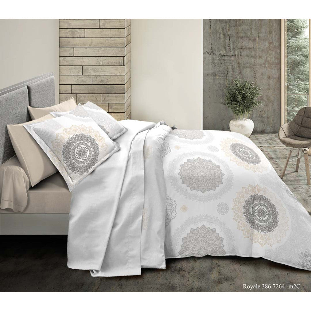 Parure de couette 3 Pièces réversible 260 x 240 cm 18 modèles au choix