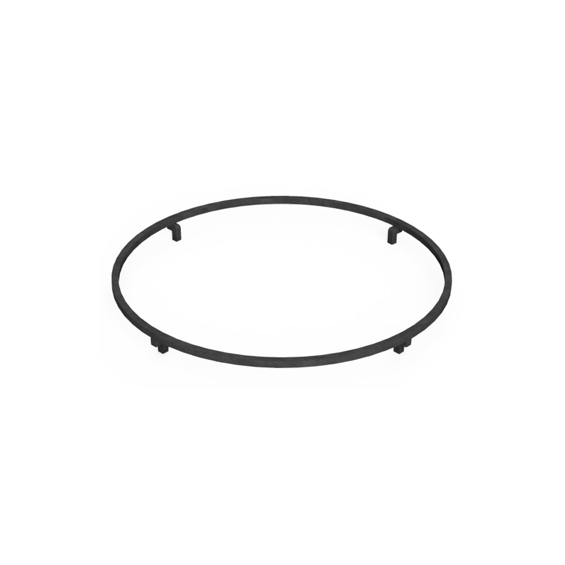Rebord inox pour brasero plancha Ellipse 80