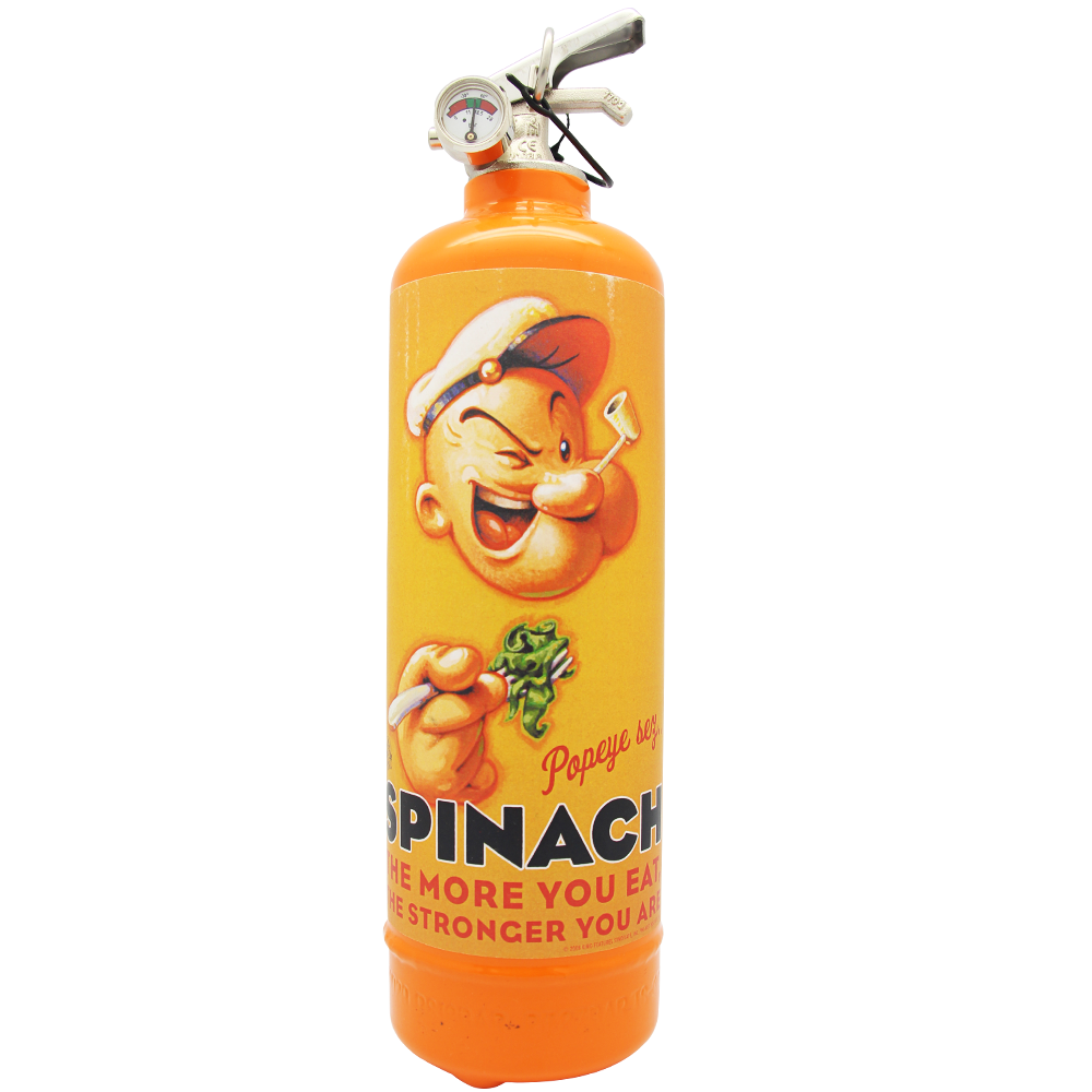 Extincteur 1kg SPINACH POPEYE ORANGE